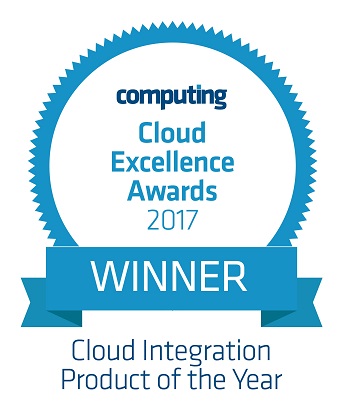 Picture of the award : Computing Cloud Excellence Awards 2017 - Winner - Cloud Integration Product of the Year